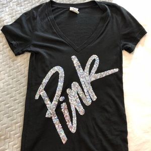 Victoria’s Secret Pink Black tee.